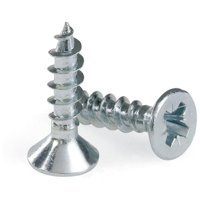 

Tornillo Pozidrive Cincado Cabeza Plana (20-16) 4X16 Cs - Zincado