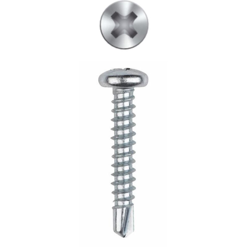 

tornillo autotaladrante 7504-n hp alomada ph2 4,8x32 abr4832 (caja 5 unidades) - Mibricotienda