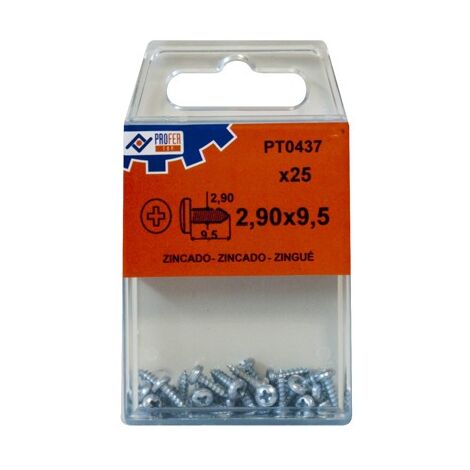 TORNILLO R/CHAP C/ALOM ZN C/20 - 3,50X13