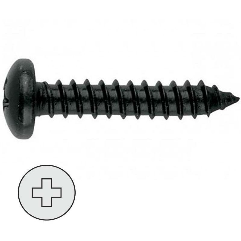 

Tornillo rosca chapa din 7891 negro larg.r/chapa 22mm ø rosca chapa 4.8mm - Mibricoplus
