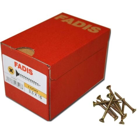 Tornillo Rosca Madera 04X040Mm Bicromatado Fadis 500 Pz