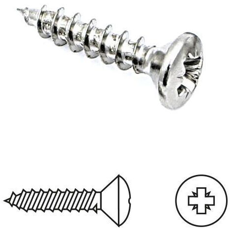 tornillo rosca madera cabeza gota-sebo p largo 15mm diámetro 3.5mm (caja 1000)