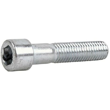 tornillo rosca metal allen  din 912 zinc metrica m-8 largo 60mm