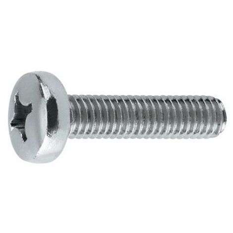 Tornillo Rosca Metrica 7985 04X030Mm Cincado Fontana 500 Pz
