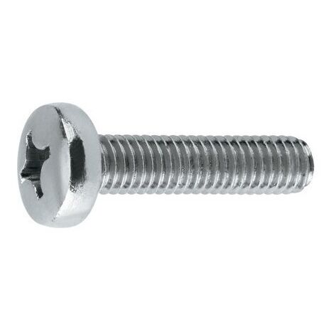 Tornillo Rosca Metrica 7985 06X020Mm Cincado Fontana 200 Pz