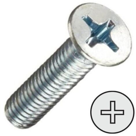 Tornillo Rosca Metrica Din 965 08X020Mm Cincado Fontana 200 Pz