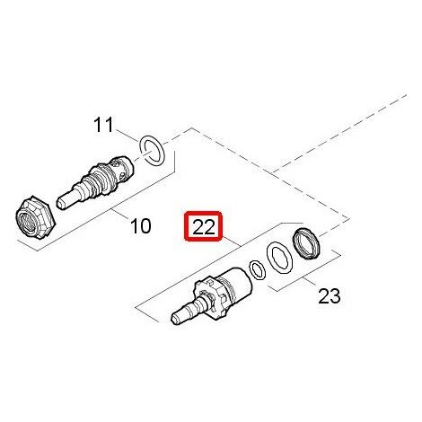 Tornillo selector de caudal Junkers 87085004040