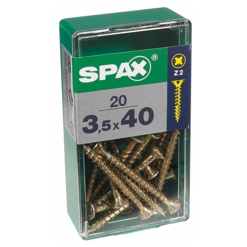 

Tornillo Spax 03x012mm Bicromatado 30 Pz