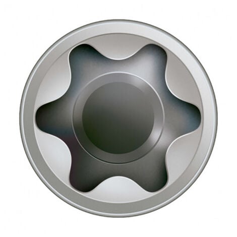 Tornillo SPAX 5x60mm T-STAR plus T25 - Punta cortante - acero inoxidable A2 - 100 piezas - 0537000500603