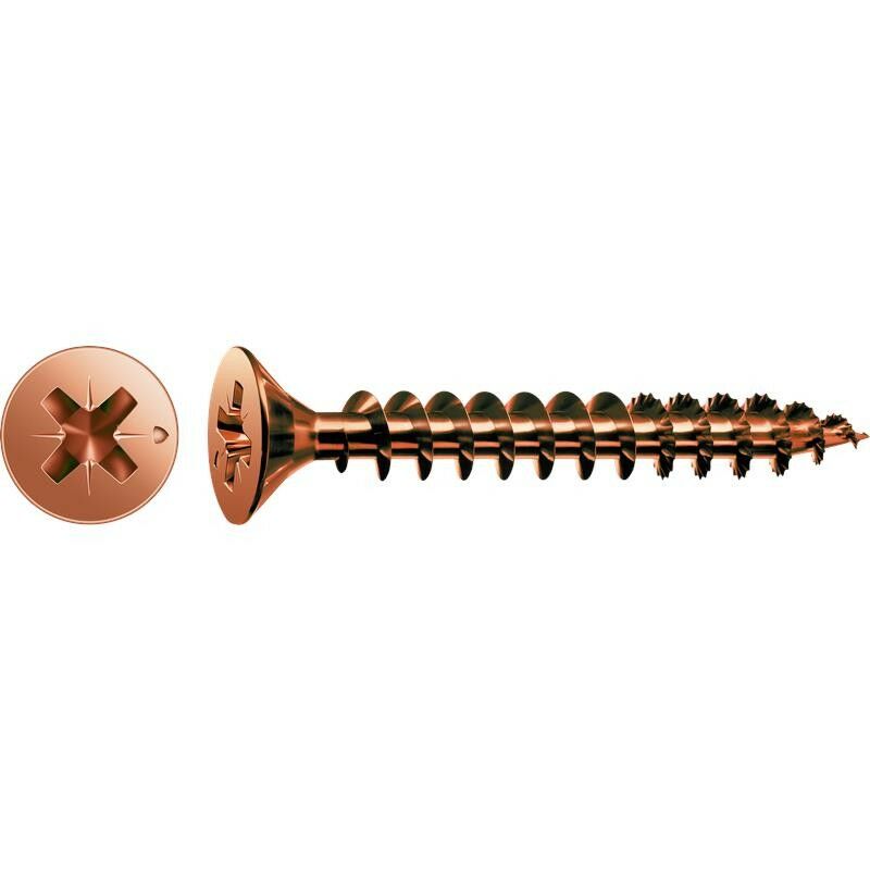 

Tornillo Cabeza Plana Z1 Bronce M (150 Ud.) - Spax