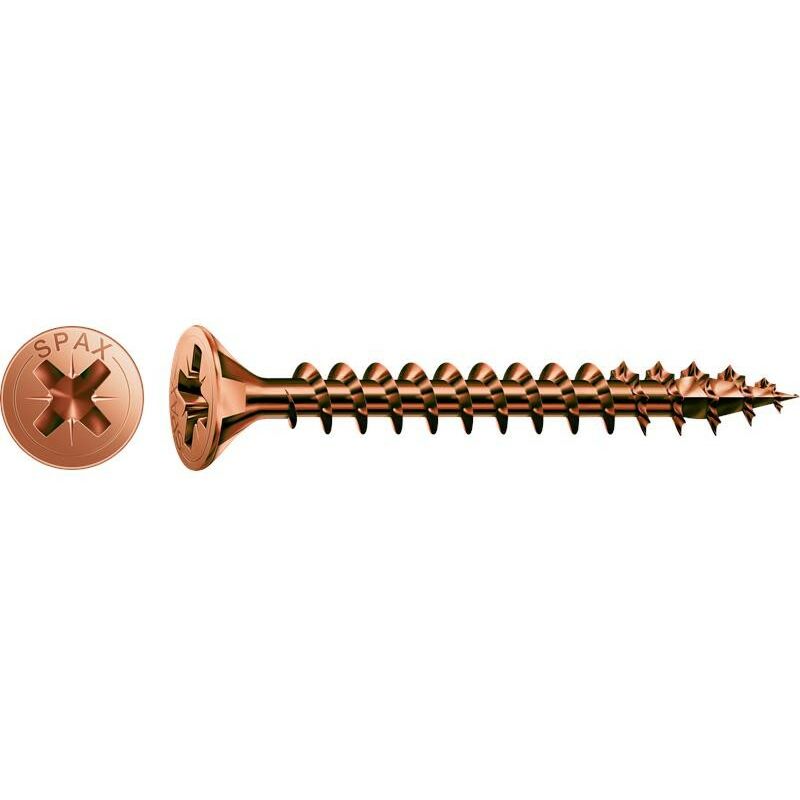 

Tornillo Cabeza Plana Z2 Bronce L (100 Ud.) - Spax