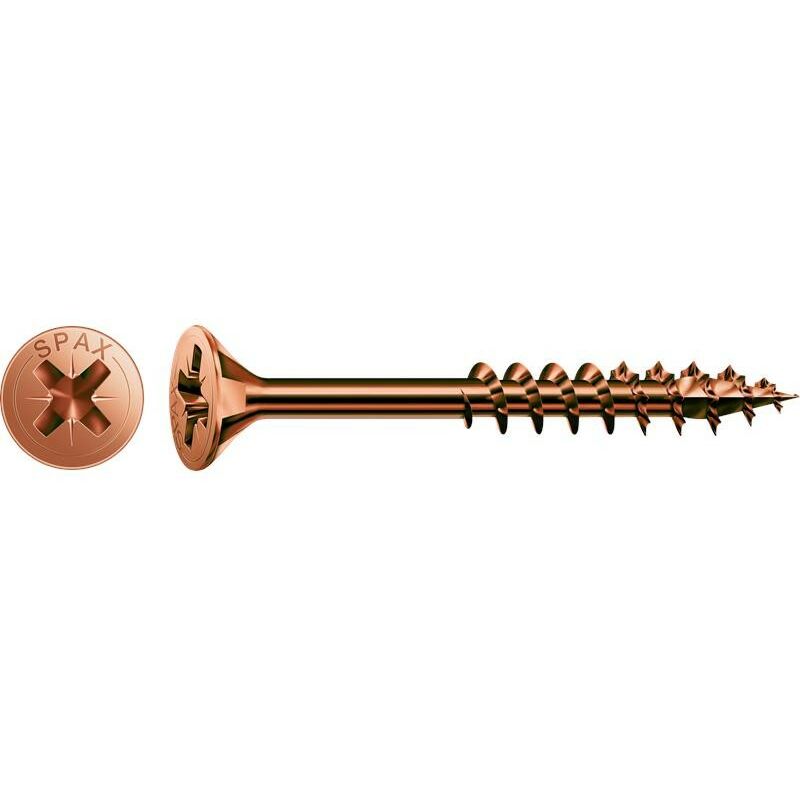 

Tornillo Cabeza Plana Z2 Bronce S 12 Ud. - Spax