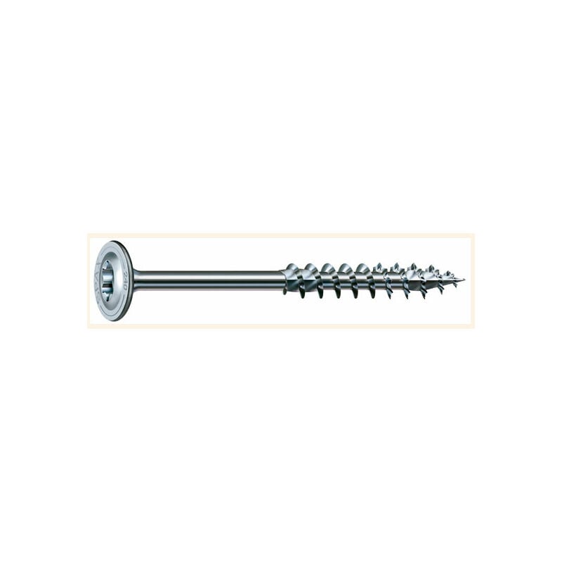 

Tirafondo Madera Cabeza Torx Galvanizado Arandela 6X140 Paquete L 20 Unid - Spax