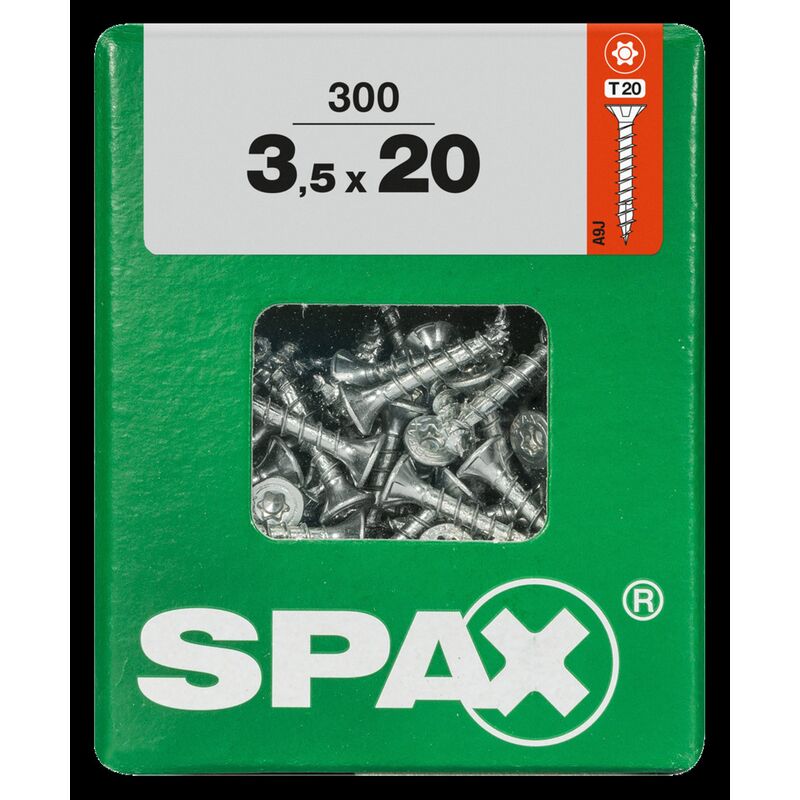 

Spax tornillos T-estrella más 'amarillo de acero de 20 x 3,5 mm - 300 PC