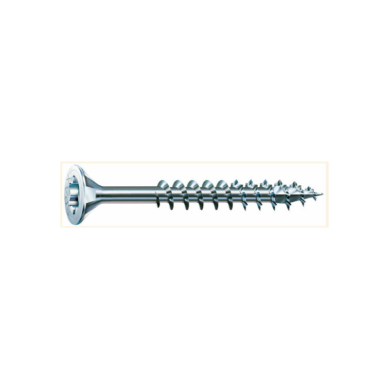 

Tirafondo Madera Cabeza Plana Torx Galvanizado 6X100 Paquete L 30 Unid - Spax