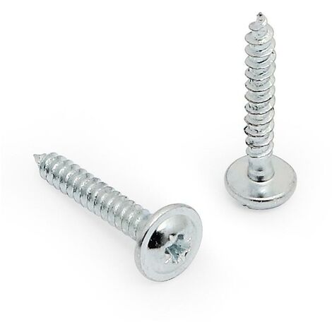 tornillo tirador rosca madera cabeza ancha zincado. elegir largo. metrica m-3 largo 20mm (caja 100)