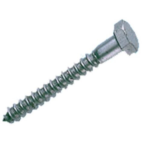 TORNILLO TIRAFONDO CABEZA HEXAGONAL  8X 60 BARRAQUERO DIN 571