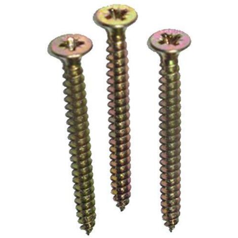 tornillo tirafondo madera c-avellana pozi acero cement 4 x 50 (caja 2.5 unidades)