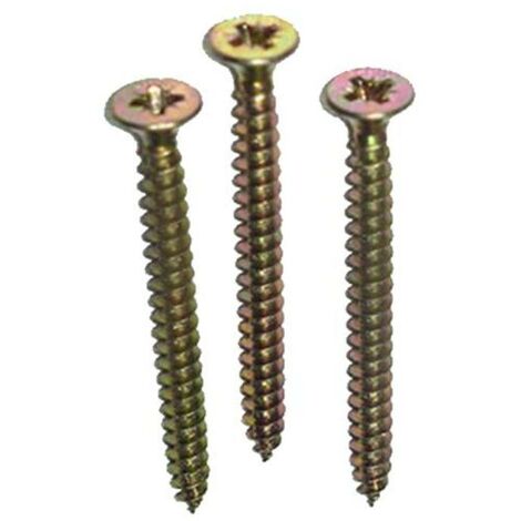 Tornillo tirafondo madera con avellana de acero cement 3,5 x 50