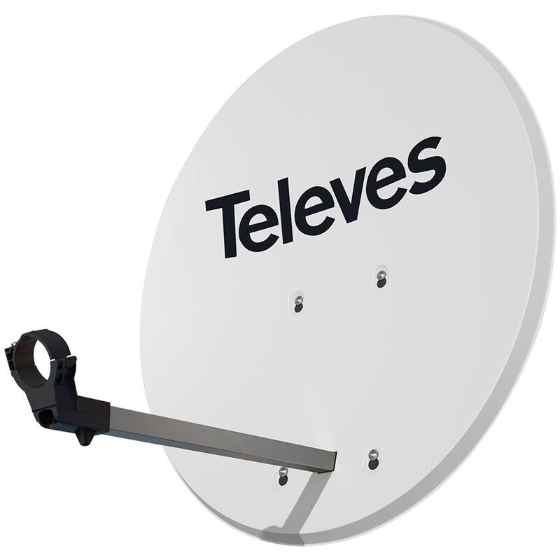 

Antena parabolica diam.63cm offset disco aluminio color blanco - Televes