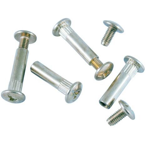 TORNILLO + TUBO NIQUEL BL 4 - 8X40 MM