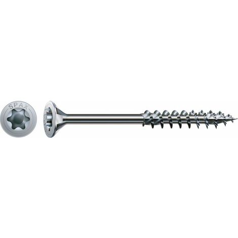 Tornillo universal SPAX, 6 x 180 mm, 40 piezas, parcialmente roscado, cabeza avellanada, T-STAR plus T30, 4CUT, WIROX - 4191010601817