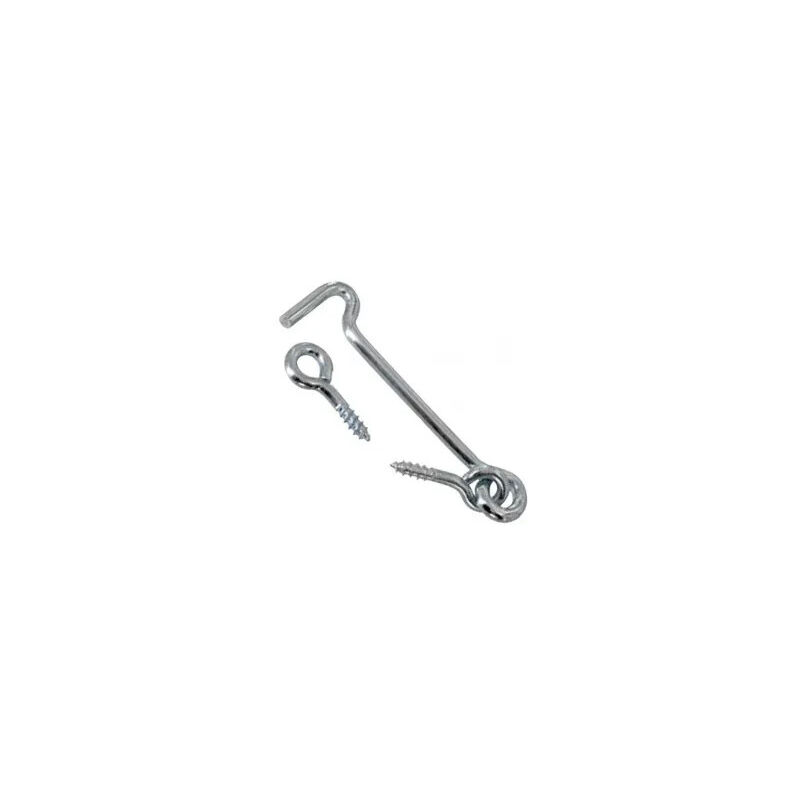 

Vynex - Ganchos para tirantes de acero galvanizado, 5x100mm, 2 piezas
