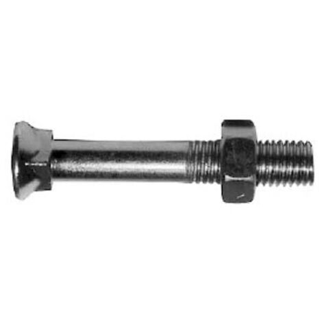 tornillos arado din608 8,8 bicromatado 11x60 c-tuerca din934 (caja 0.5 unidades)