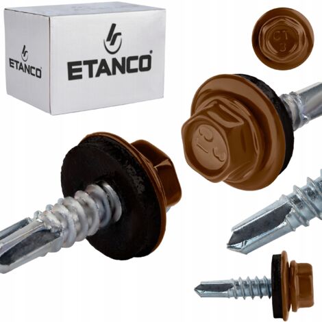 Tornillos autorroscantes GT3 Z14 4,8x19mm RAL 8003