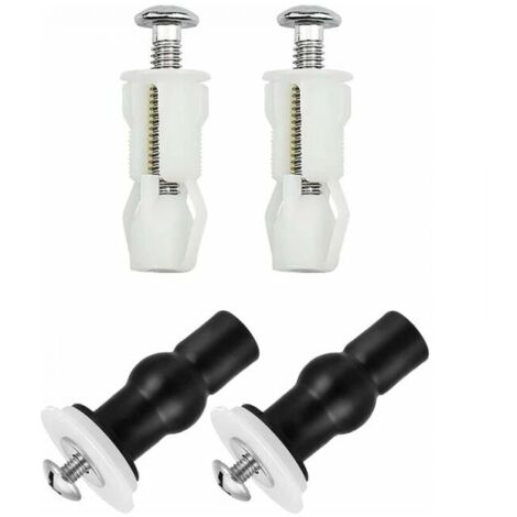 Tornillos de fijación de bisagra de asiento de inodoro, tornillos de expansión de tapa de inodoro, juego de tornillos de fijación de tapa de inodoro, repuestos