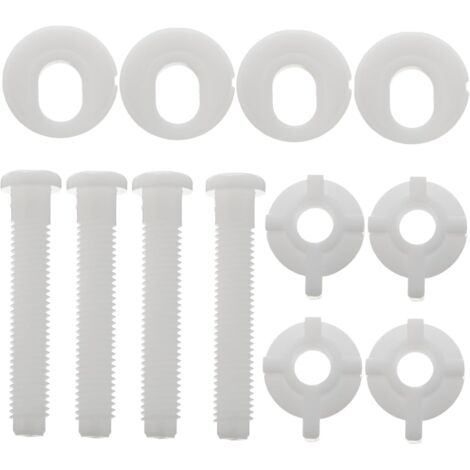tornillos de fijación para asiento de inodoro, pernos de fijación, accesorios de repuesto para inodoro.