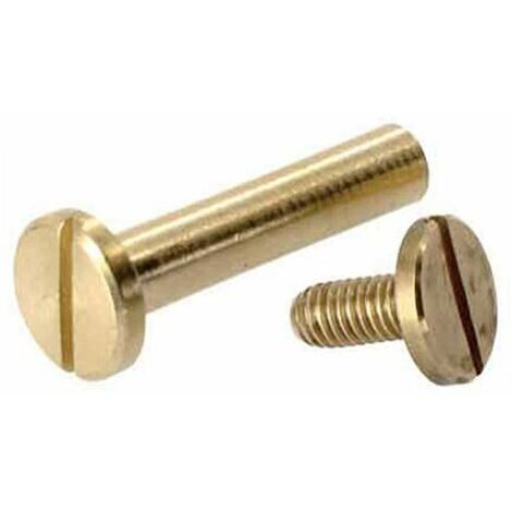 tornillos de unión Vynex de latón de 30 mm - 2 piezas