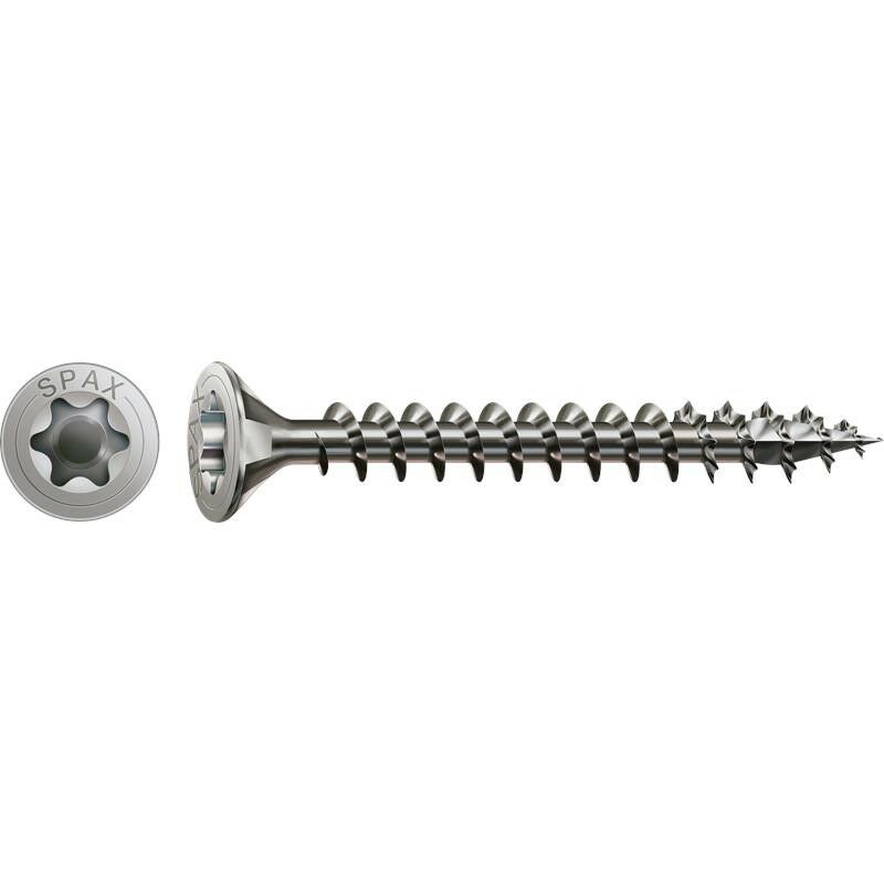 

Tornillo Cabeza Plana T-Star Plus T15 A2 Inoxidable L (200 Ud.) - Spax