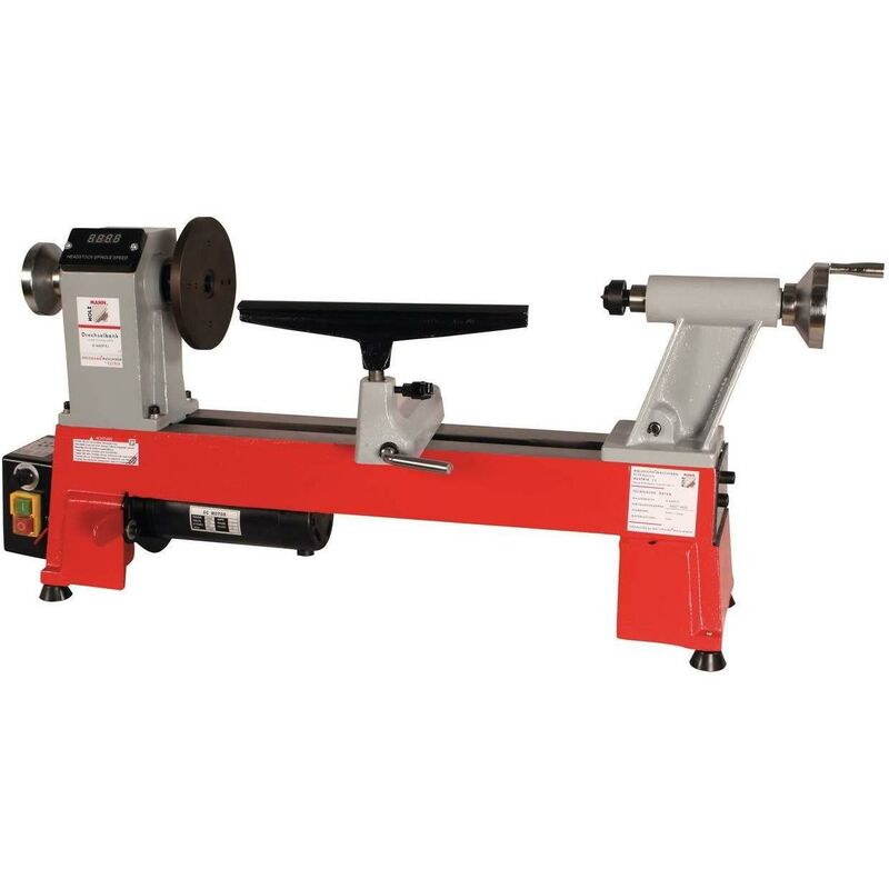 Tornio da legno 770w 460mm da banco con variatore di velocita' Holzmann d460fxl