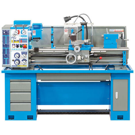 Tornio metalli FERVI T997/230V - frizione registrabile - Pb 38 mm - distanza punte 1000 mm