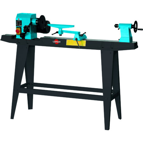 Tornio per legno 850MM con base in acciaio - LEMAN - TAB085