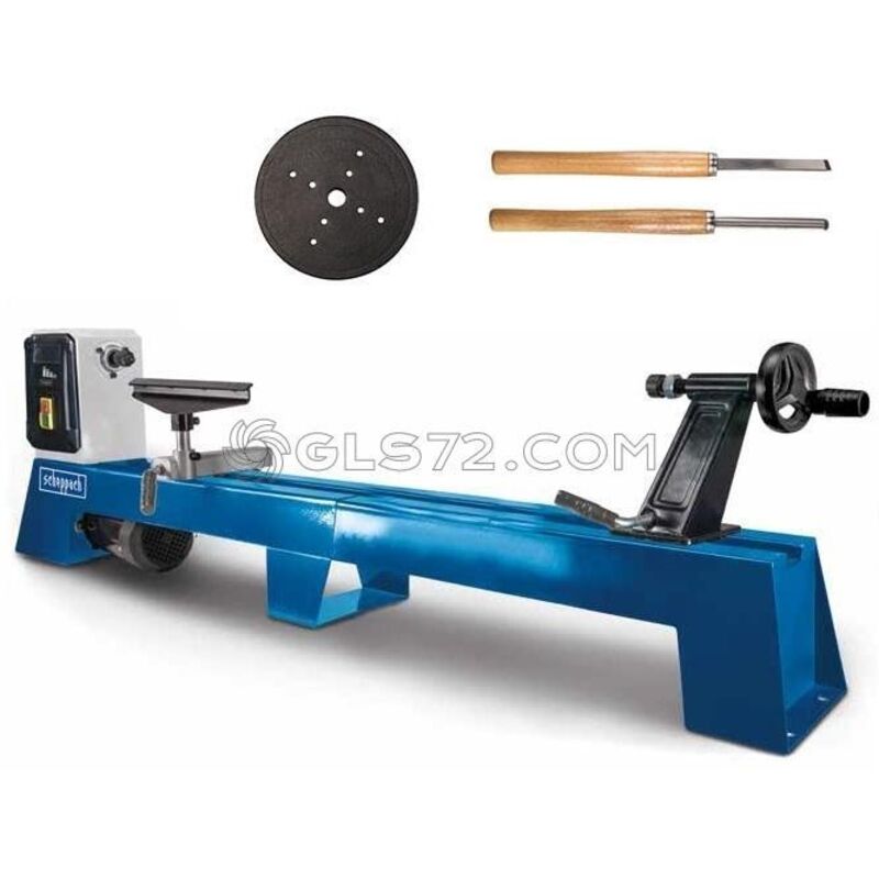 Scheppach - Torno para madera 1000 mm 400 w - DM1100T