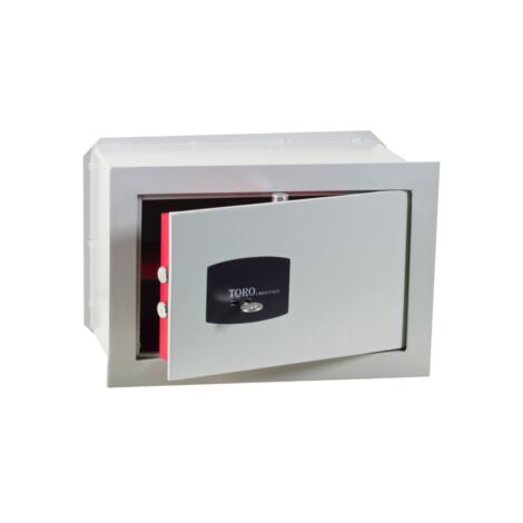 Toro coffre-fort encastre' avec cle' me'canique cm36x20x24h 2+2 verrous 1 e'tage're