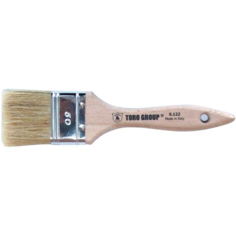 Toro Group Brosse plate S122 manche bois 50 mm soies blondes