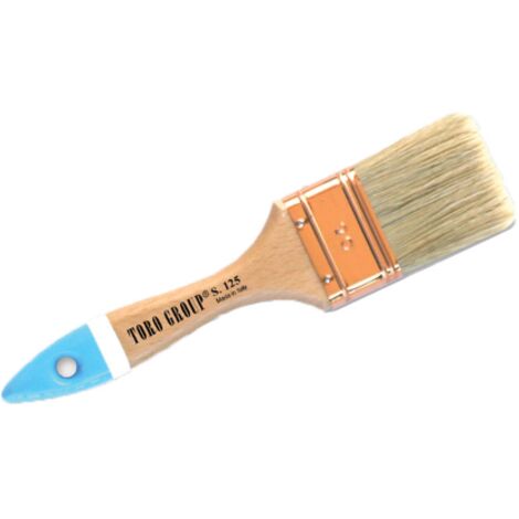 Toro Group Brosse plate S125 manche bois 60 mm soies blondes