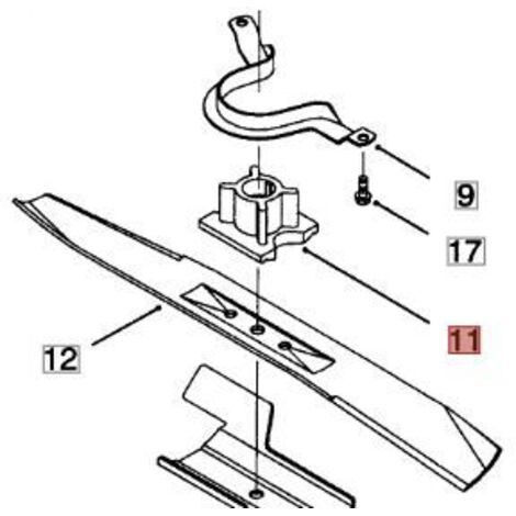 TORO moyeu de lame pour tondeuse 53cm TO-93-4107