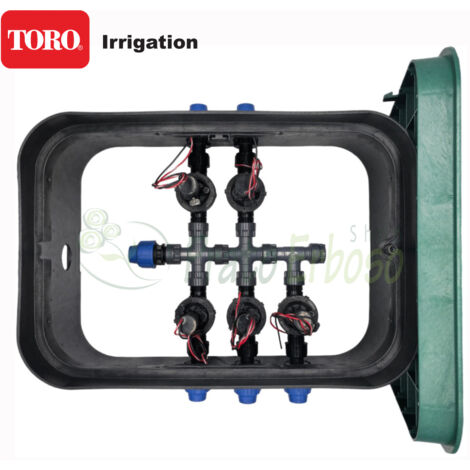 Toro PA-EZP-5-9V - Válvula de riego ensamblada de 1" y 5 zonas