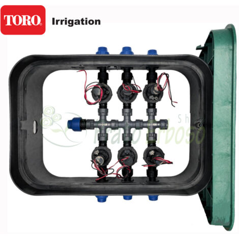 Toro PA-EZP-6-9V - Vanne d'irrigation assemblée 1" à 6 zones