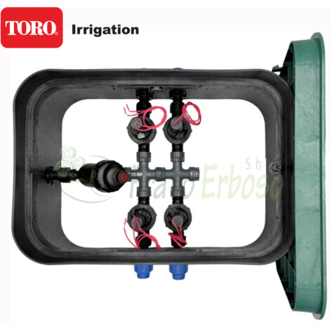 Toro PA-EZP-F4 - Pozzetto per irrigazione assemblato da 1" 4 zone