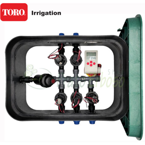 Toro PA-EZP-FP5 - Válvula de riego ensamblada de 1" y 5 zonas