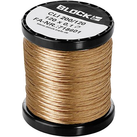 Fil de cuivre émaillé diamètre 0.6mm 16m