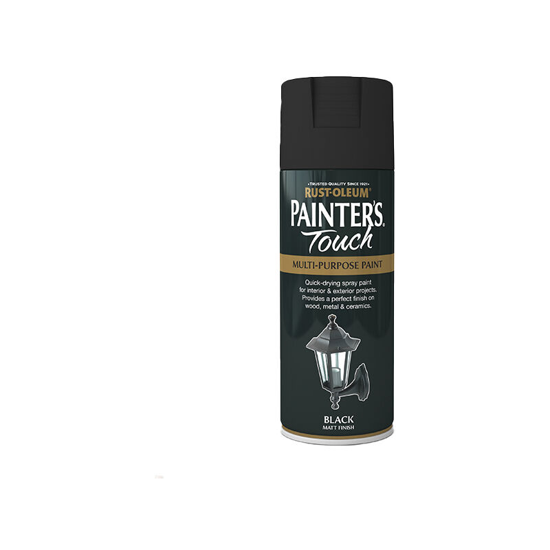 Rust-oleum - Painter's Touch Spray Paint 400ml Matt - Black