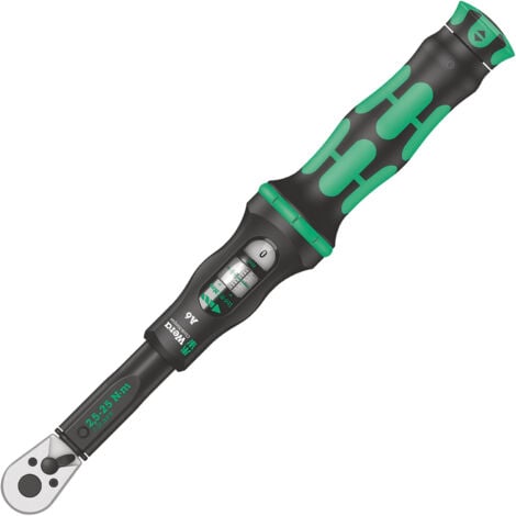 Torque wrench with reversible ratchet 1/4" 2.5-25 Nm WERA Click-Torque A 5
