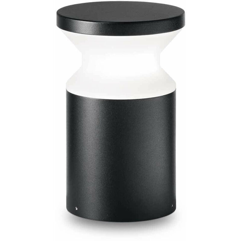 01-ideal Lux - TORRE Black Stehleuchte 1 Glühlampe Aluminium