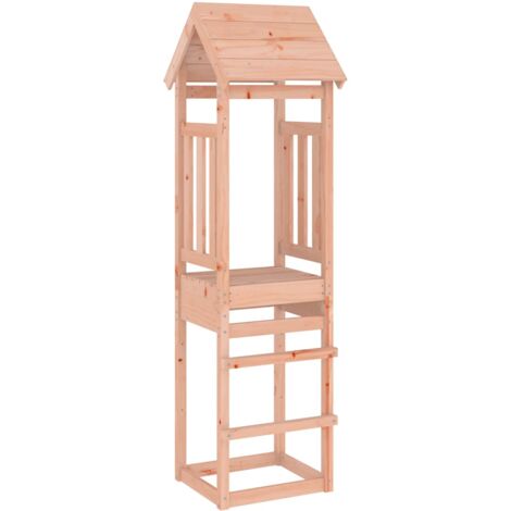 Torre de juegos madera maciza abeto douglas 52,5x46,5x206,5 cm vidaXL